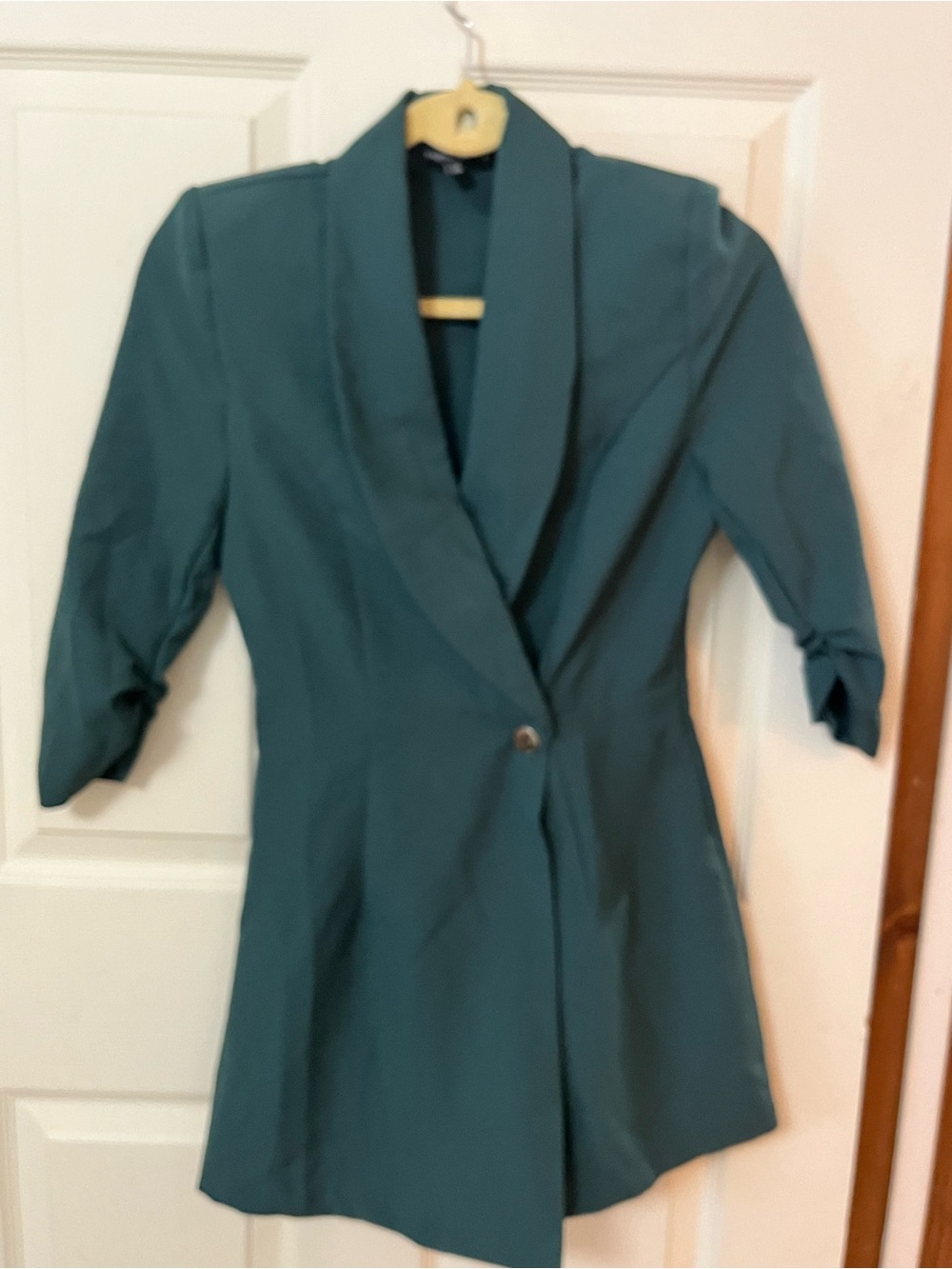 Hunter Green Blazer Romper